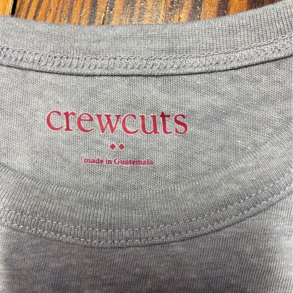 Crewcuts Gray Heart Throb T-Shirt Boys' Size XL (12-14) Graphic Tee Stretch - Picture 4 of 7